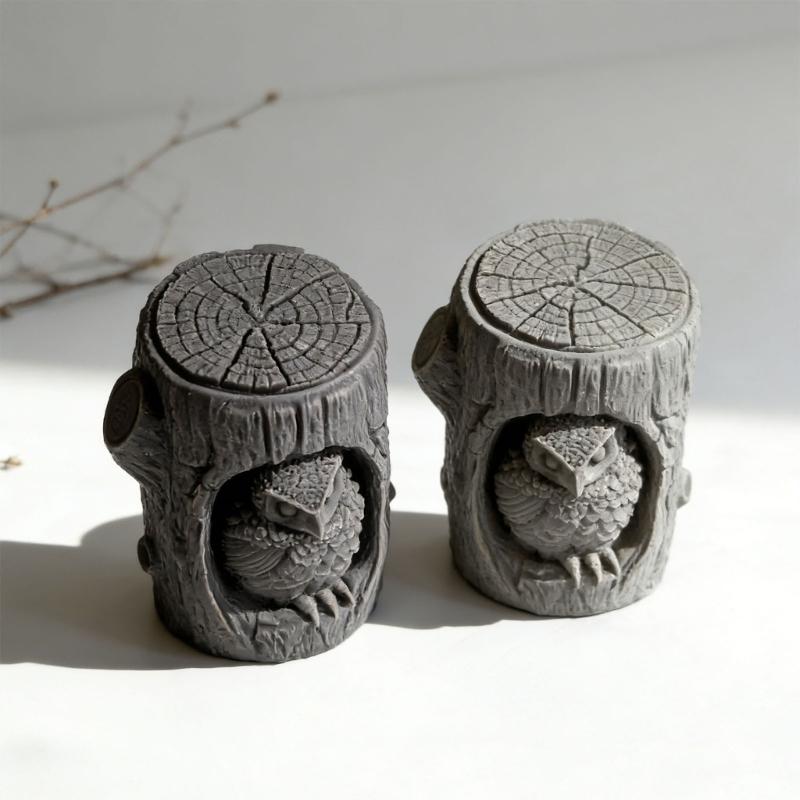 Food Grade Silicone Owl ReliefCandle Making Mold Soap Making Mould For Crafts And Handmade Waxes Projects