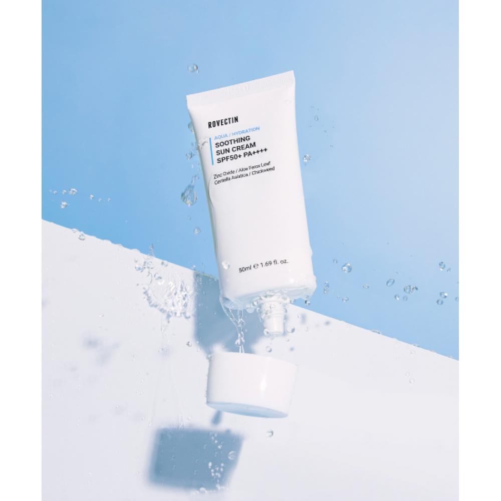 Rovectin Aqua Soothing Sun Cream SPF50+ PA++++ 50 мл NONE