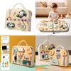 Early Learning Led Busy Board With Wooden Material And Interactive Switch For Preschool Kids
