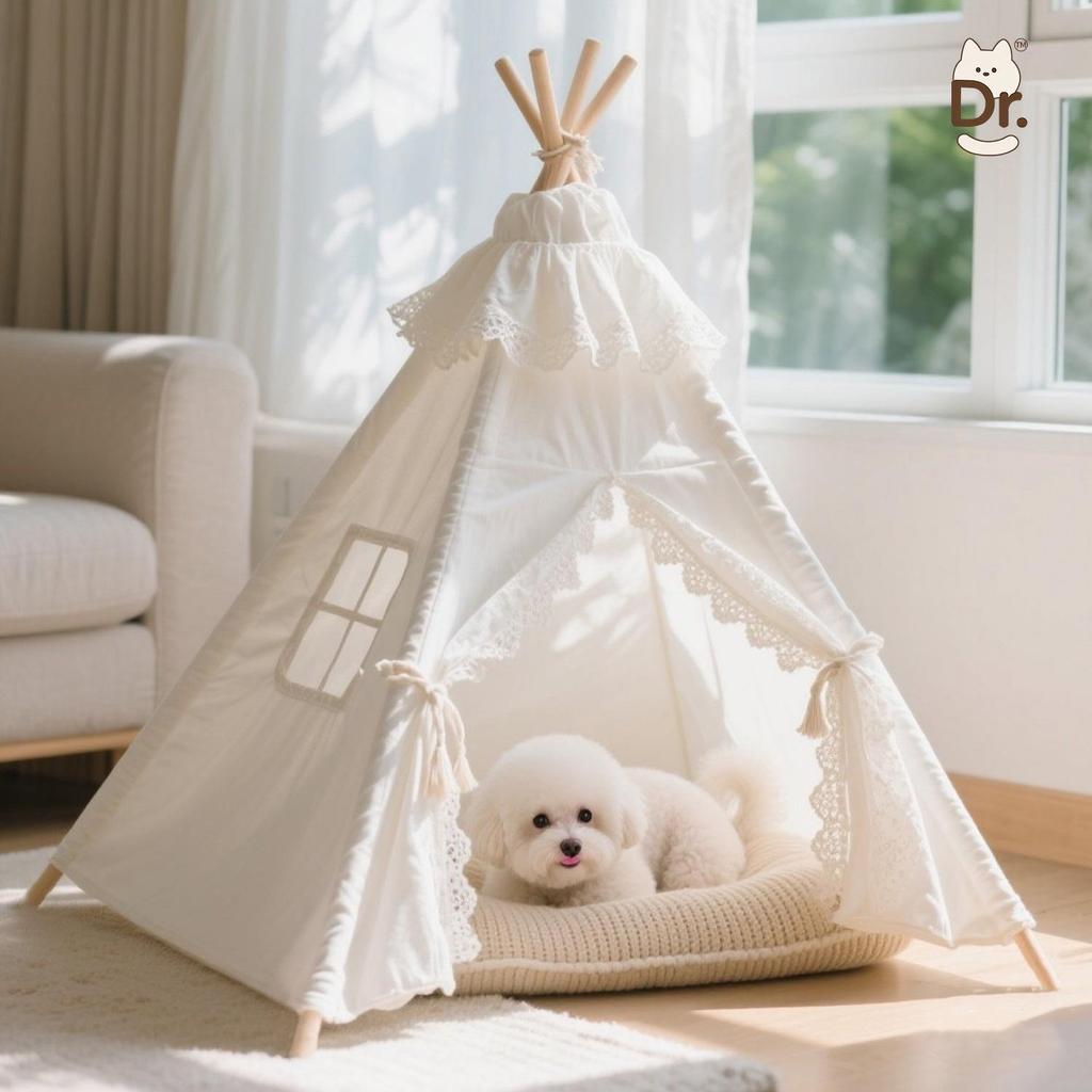 Indian-Style Indoor Pet Tent: All-Season Washable Nest