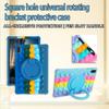 For Honor Pad X9/X8a Case Push Bubble Rotary Kickstand PC + Silicone Tablet Cover