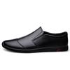 Summer Men 'S Genuine Leather Shoes Casual Slip On Soft Anti -Slip Rubber Loafers Shoes Men Business Office Driving Shoes Man