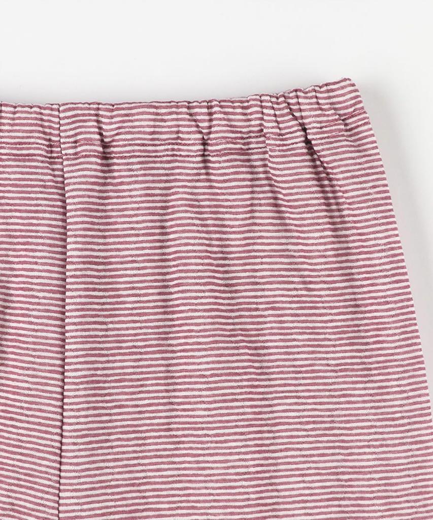 Wacoal RELAX SLEEP Sleep Science Quilted Knit Material Warm Long Sleeves and YDW477 RE M & Pajamas, (Main Body), Pants,