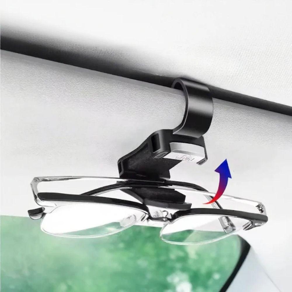 Eyeglass Organizer Car Glasses Rack Multi-functional Car Sunglasses Holder