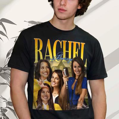 Rachel Berry Retro T Shirt Tv Series Fan Apparel Lea Michele Inspired Vintage Casual Fashion Unisex Stylish Breathable