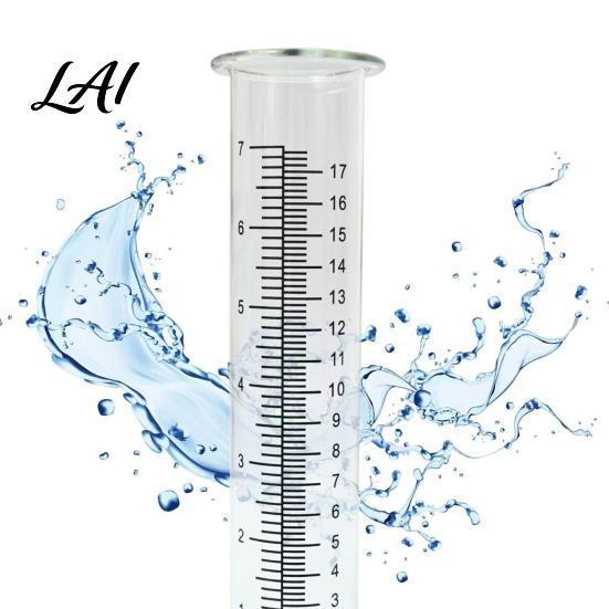 Rust Proof Rainfall Indicator Rain Gauge Outdoor Metal with Stake 7 Inch Tube Weather Resistant Plastic Measuring Gauge Decorative Branch