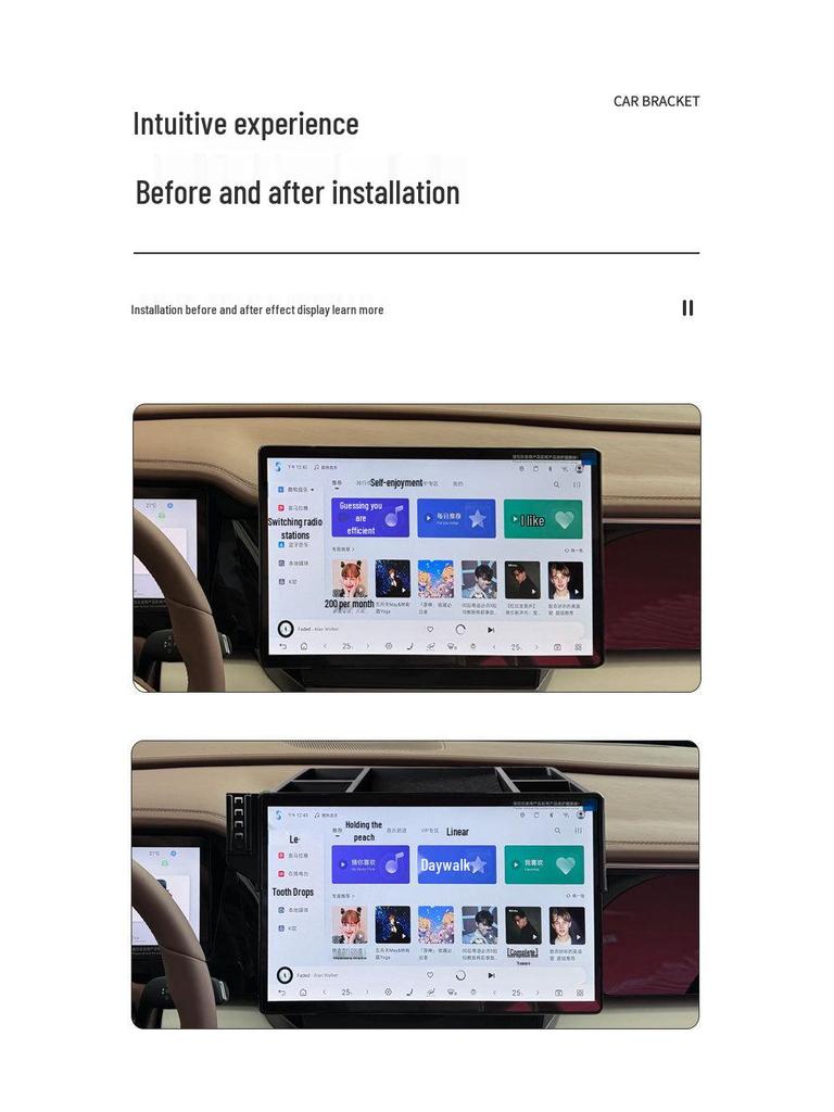 2025 BYD Xia Spezial Auto Bildschirms Handyhalterung mit Navigations-Upgrade und Aufbewahrungsbox