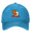 Rilakkuma Love With Friend Baseball Cap Men Women Designer Hip Hop Hats Summer Street Style Tennis Skate Baseball Caps