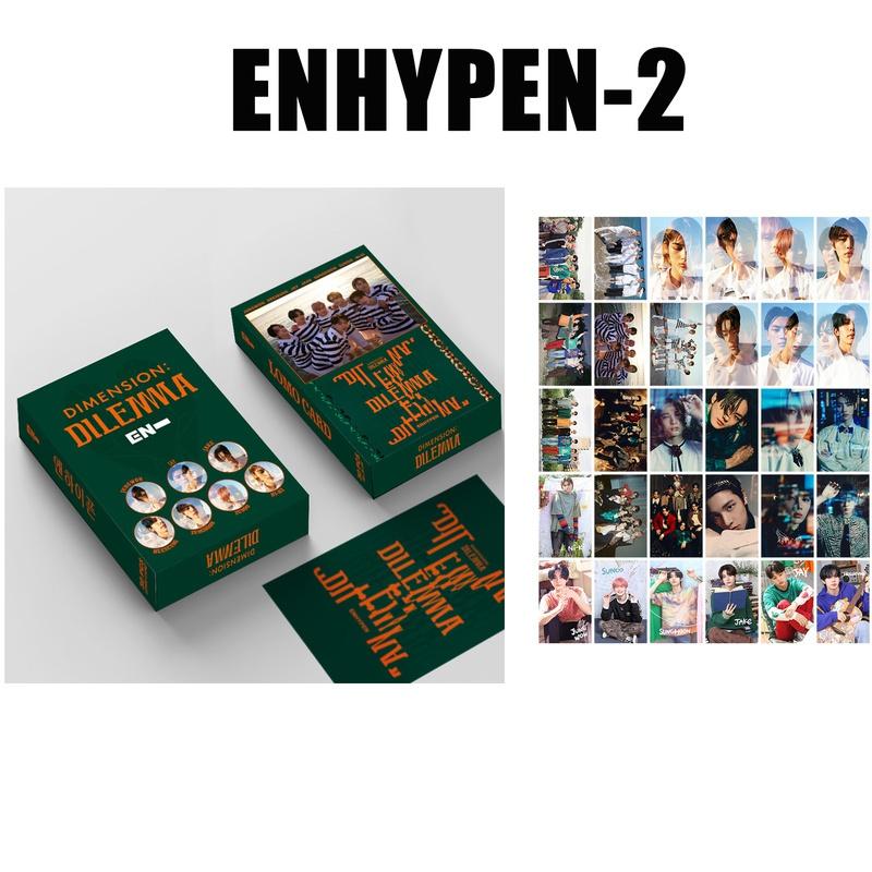 Enhypen - 55 unidades de Lomo Cards Collections 'ENGENE' álbum de fotos