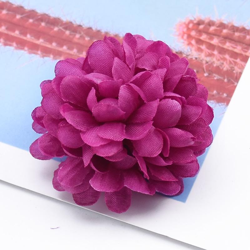 30Pcs Artificial Flower Pingpong Chrysanthemum for Wedding Wall Christmas Home Decoration Diy Gift Wreath Hot Sales High Quality