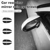 2pcs Car Rearview Mirror Rain Eyebrow Protector Stickers For Mercedes Benz W211 W124 W176 W177 C180 C200 C260 C300 GLC CLE CLA