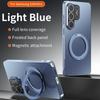Thin Metallic Paint 360° Rotating Magnetic Ring Holder Case For Samsung S26 S25 S24 Ultra Plus S25FE Plating For Magsafe Cover