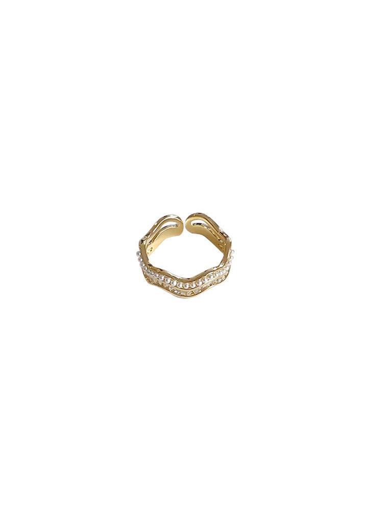 And Artistic Contemporary Womens Open Finger Ring With Unique Geometric Shape And Luxurious Finish