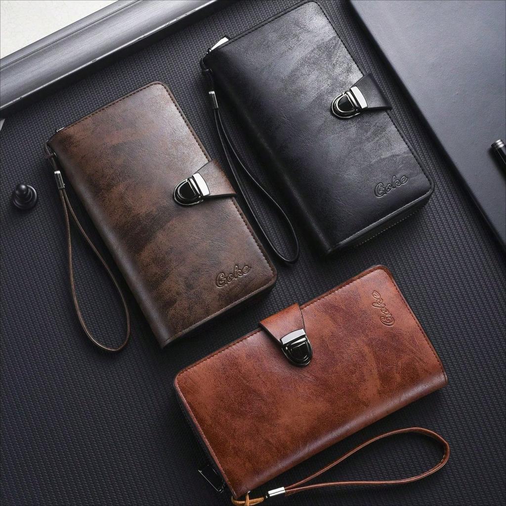 Fashion Wallet Multi-card Position Men's Fashion Mobile Phone Bag Change Bag