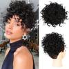 Women's Curly Messy Bun Hairpiece - Fluffy Drawstring Elastic Wig