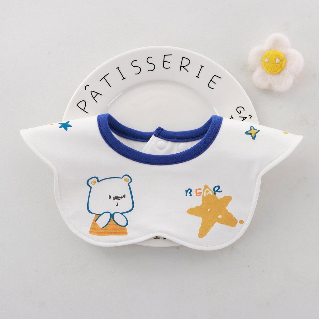 Autumn/Winter Baby Bibs: Anti-Spit Milk, Pure Cotton, Absorbent & Moisture-Wicking Newborn Feeding Bib