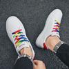 Fashion Trend Men Women Anti-slip Wear-resistant Casual Shoes Unisex Soft Sole Sport Shoe White Breathable Running Skate Couple Sneakers