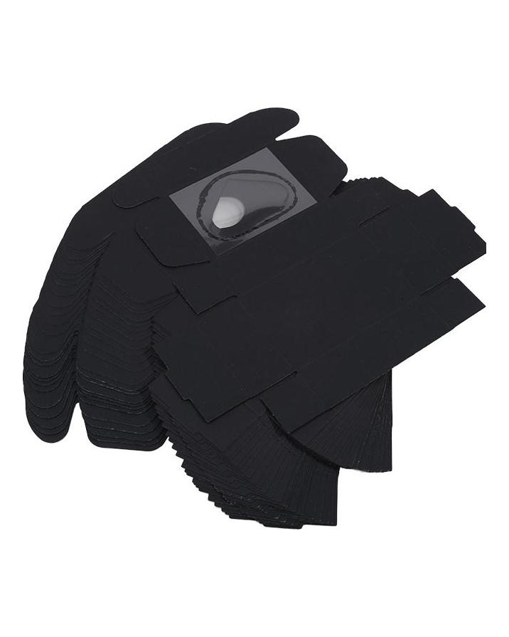 25KS Kraft papírová krabička s průhledným okénkem Domácí krabičky Dárky Balení Krabičky na sušenky Balení Krabička bonboniéra Dárek k narozeninám