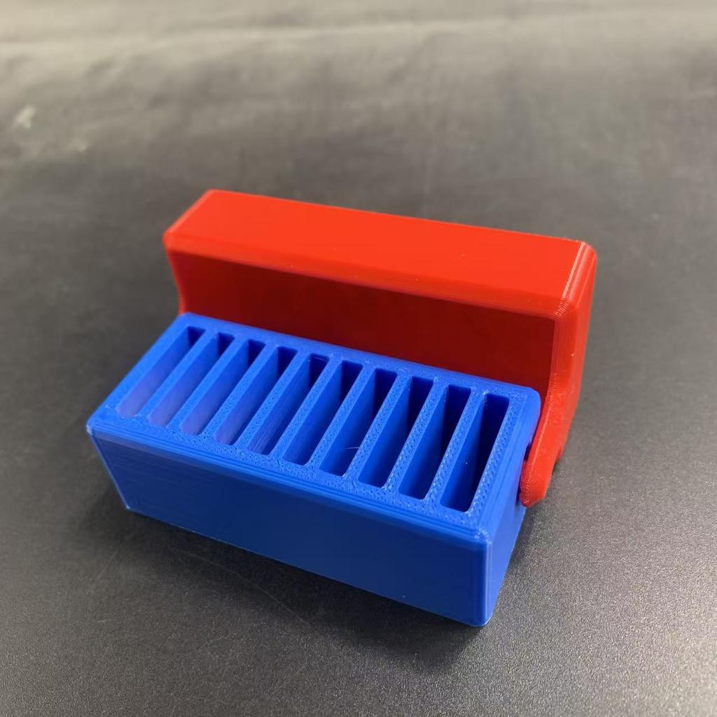 3D Printed Game Card Storage Holder Organizer Stand Compatible with Multiple Game Card Types Durable Compact Design for Tabletop Use