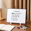 Double-Sided Magnetic Kids Whiteboard: Desktop Erasable Blackboard for Drawing and Live Streaming Prompts.