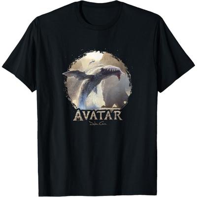 The Way Of Water Great Tulkun Leap Portrait Circle T-Shirt