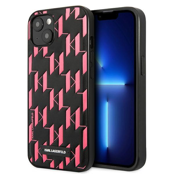 Karl Lagerfeld Klhcp13Mmnmp1P Iphone 13/ 14 / 15 6,1 Hardcase Różowy/Pink Monogram Plaque