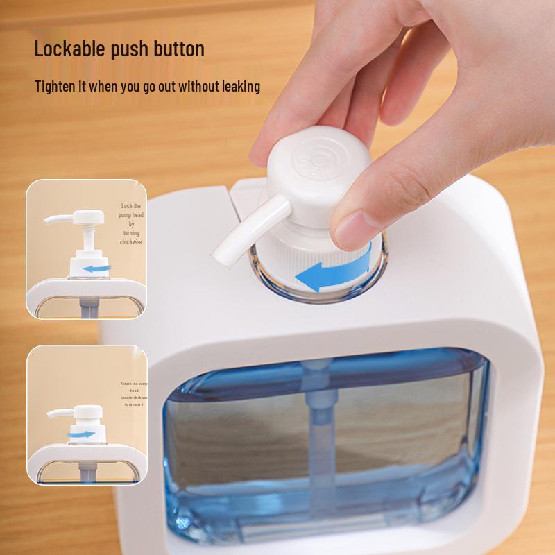 Large Capacity Refillable Travel Bottles: Shampoo, Body Wash, Hand Soap, Press-Type, Transparent