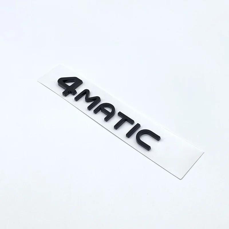 Lettres de Coffre Chromées Argent Noir ABS pour EQC400 4MATIC Emblèmes pour SUV Électrique EQC AWD N293 Accessoires Logo Auto
