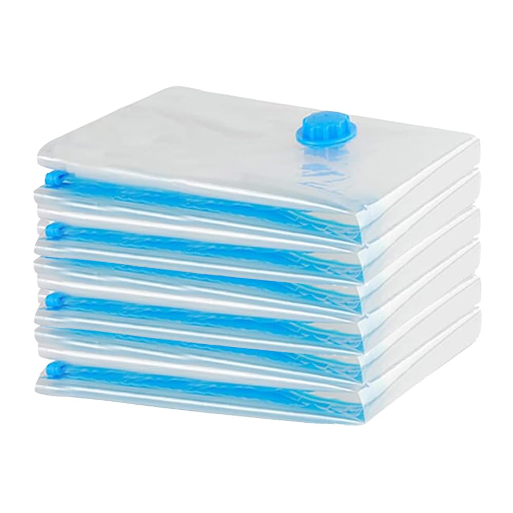 

Набор из 6 компрессионных мешков для одежды, вакуумная упаковка для пылесоса, пылезащитная пленка, для [60 40 см], совместимая, профилактика, хранение/перемещение/изменение