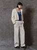 MEENDERI Round Pocket Jogger Pants - Cream