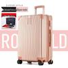 Durable Aluminum Frame Suitcase - 26-Inch Large Capacity, 24-Inch Carry-On, 20-Inch Trolley