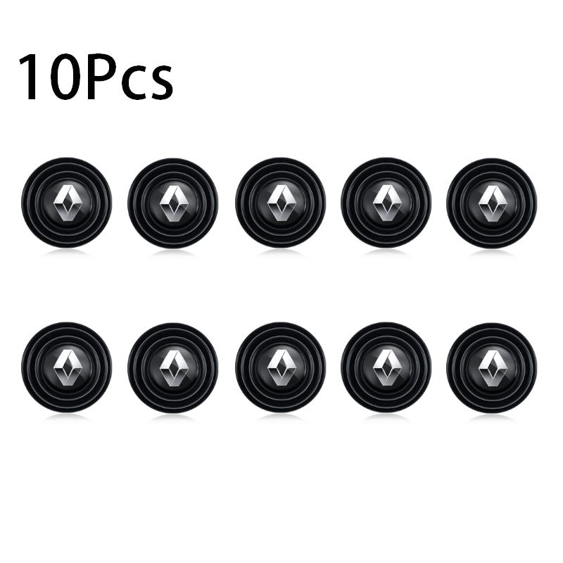 2026 Hot For Renault Hub Caps Car Door Shock-Absorption Stickers Anti-Collision Pads For Renault Megane 2 3 4 Twingo Clio Talism