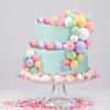 108 Stück Kugeln Kuchenaufsatz Ballons Cupcake-Aufsatz DIY Kuchen Einstecker Aufsatz Schaumstoff Kuchenkugeln Backdekoration für Hochzeitsfeier