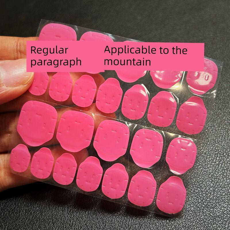 

Love Peach] Wear Nail Jelly Glue Super Sticky Brown Packing Paper Nail Stickers Super Viscose Pregnant Women Can Use Pink Capsule L/M code [10 sheets/240 stickers] to send kit