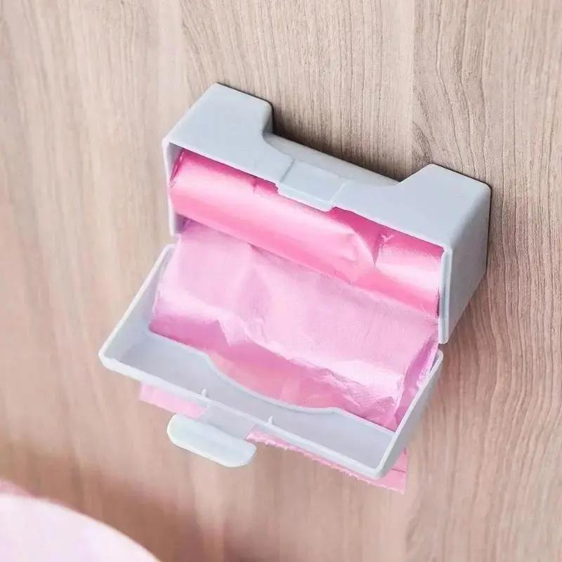 Kitchen Convenience Tools Garbage Bag Storage Box Containers Plastic Bag Container Organizer Garbage Bag Dispenser Accessories