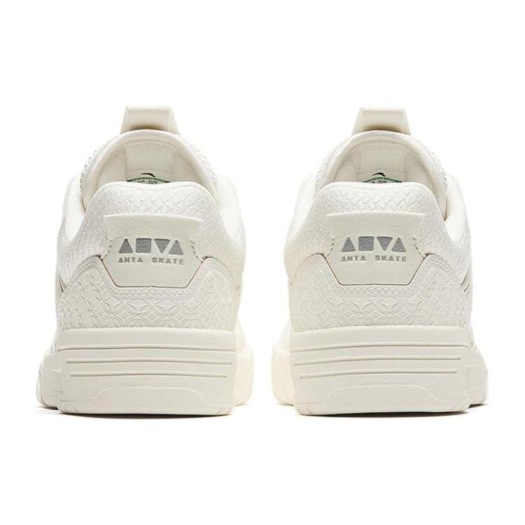 New Anta AOJIE Low-Top Skateboard Shoes Women's White 122418040-4