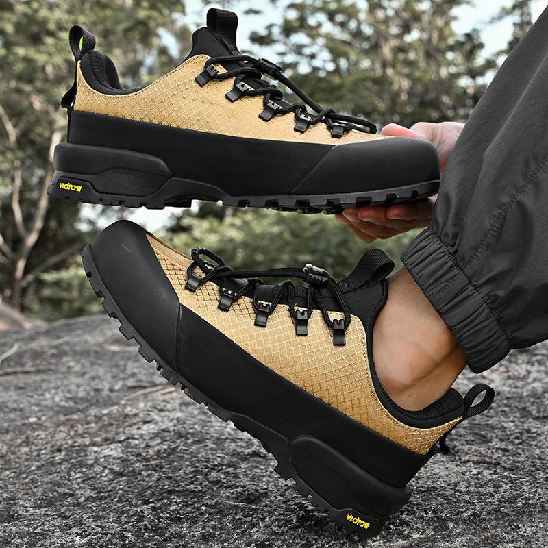 New Hiking Shoes Non-Slip Grip Men's Spring Fall Outdoor Casual Sports Shoes Breathable Comfortable Durable Leisure Sneaker