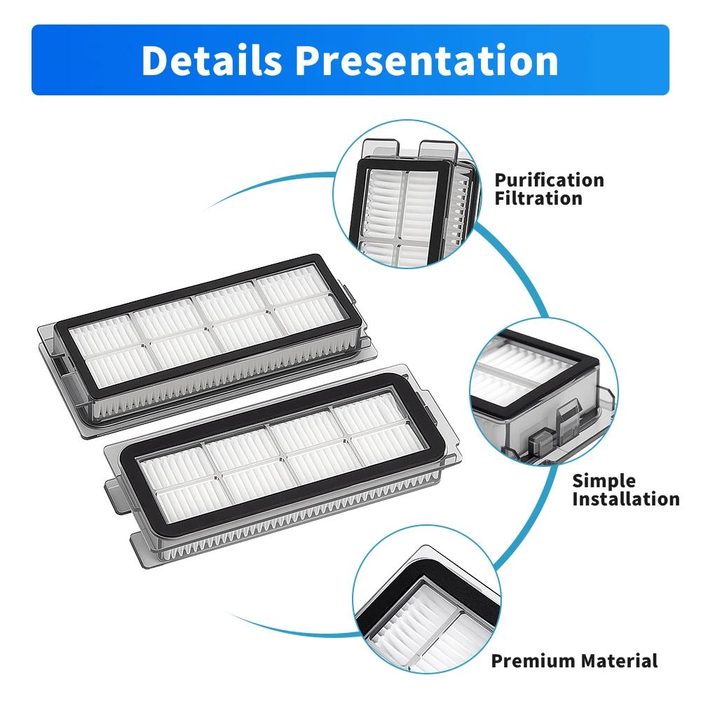 Washable Filter Accessories For JONR P20 PRO For JONR T5 Pro Robot Vacuum Cleaner Accessories Hepa Filter Replacement Spare Part