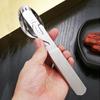 Reusable Tableware Utensil Kit Portable Spoon Fork Cutter Dinnerware Kit  Outdoor Tableware