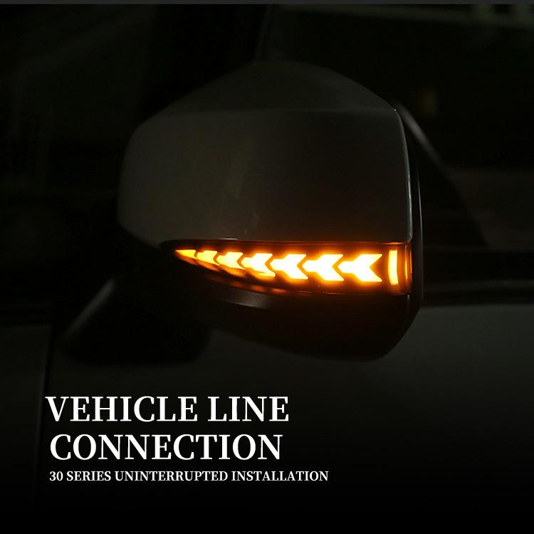 New Modification Parts Sequential LED Side Mirror Turn Signal Light IP67 Waterproof 12V 50000 Hours Lifespan Retrofit/Upgrade