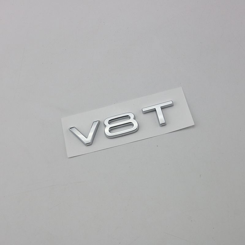 V6T V8T leaf label V10V12 side label A4LA5A6LA7Q3Q6Q7 car logo Q5A8L displacement car sticker