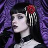 1PC Plastic Skull Hand Hairpin Secure Grip For Halloween Costumes Themed Event And Creative Outfit Styling