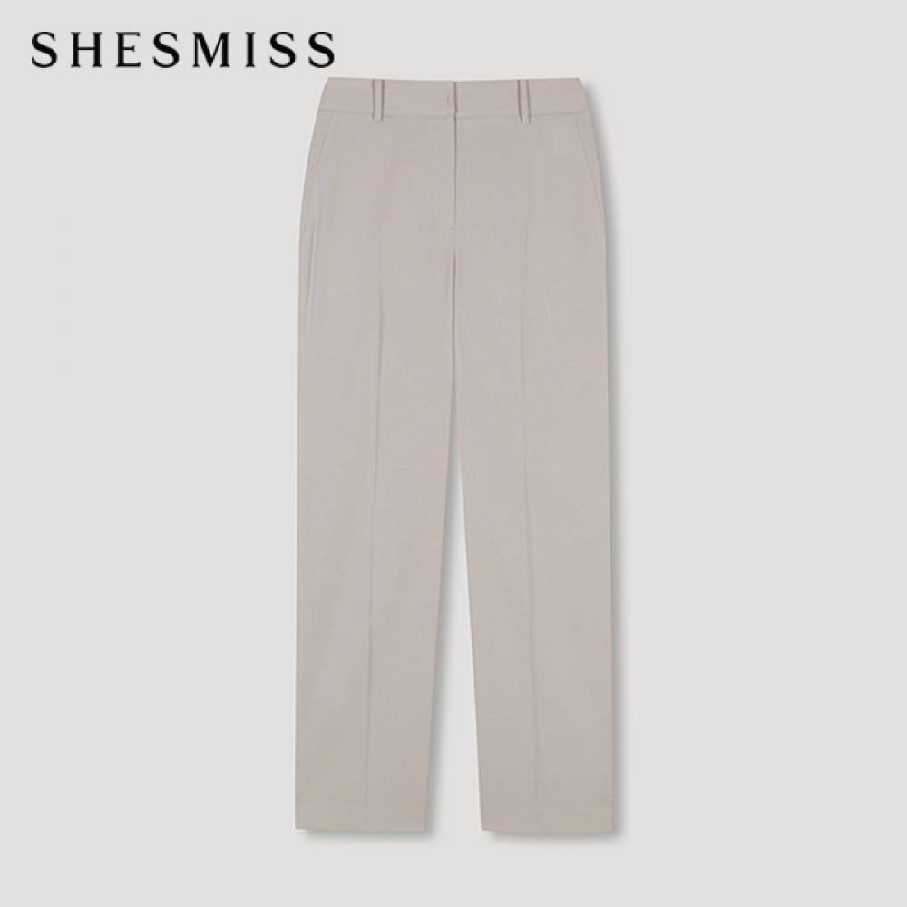 

She S Miss Basic Summer Cropped Slacks SwwSln22010 Gb gray beige/66