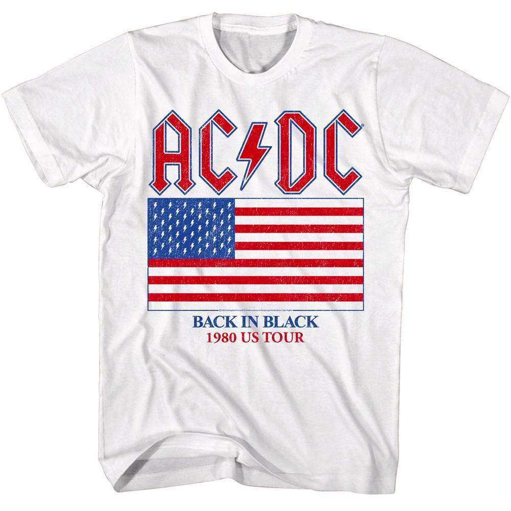 

ACDC Star-Spangled US Tour 1980 Men s T Shirt 2XL