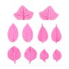 Maple Leaf & Rose Petal Silicone Fondant Mold Set