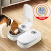 Pet Bowl Smart Timer Cat Feeder Quantitative Dry and Wet Food Double Meal Separation Home Dog Automatic Feeding