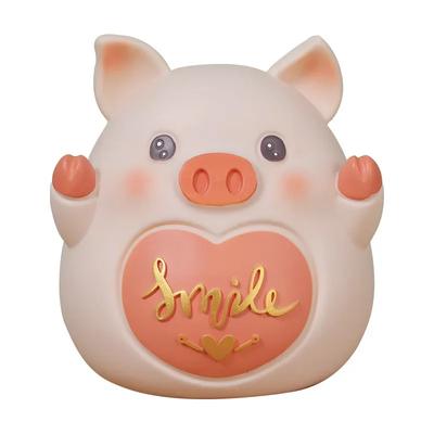 NEW Cute Piggy Savings Can Bedroom Children's Room Desktop Decoration Computer Table Decoration Pink Money Boxes Birthday Gift