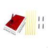 Golf Alignment Stick Set Trainer Adjustable Practice Plate Training Aid for Indoor Driving