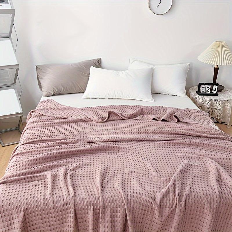 Mehrlagige Mull-Decke, Bettlaken im Waffelstil, Mittagspausendecke, Klimaanlagendecke, Sommerkühlsteppdecke, Multifunktionale Decke