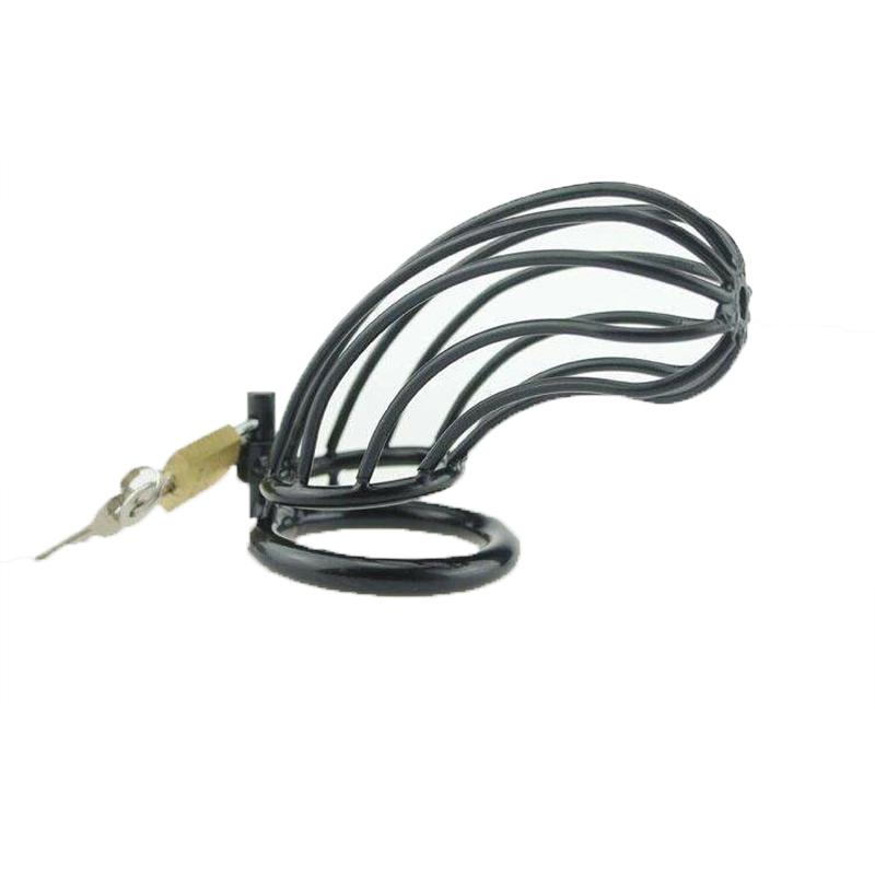 Sexuální hračka BDSM pro muže Zařízení cudnosti Zámek penisu Erotické otroctví Manžel Věrnost Big Metal Cock Cage Gay Varle